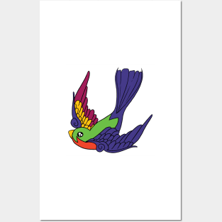 Birds 259 (Style:8) Posters and Art